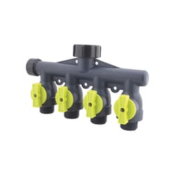 Ace Plastic Threaded Male Garden Hose Manifold