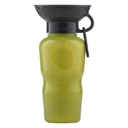Highwave AutoDogMug Green Kelp Plastic 20 oz Portable Watering Bottle/Bowl For Dogs