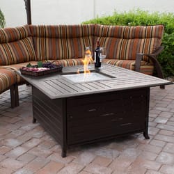 AZ Patio Heater 45 in. W Aluminum Classic Square Propane Fire Pit