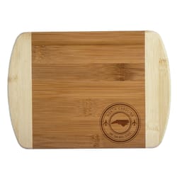 Totally Bamboo State Stamp 8 in. L X 5.75 in. W X 0.5 in. Bamboo Cutting Board