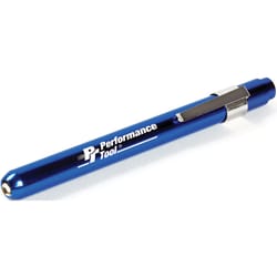 Performance Tool Blue LED Pen Light AAA Battery