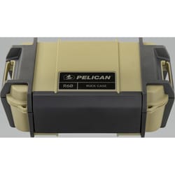 Pelican 6.86 in. W X 3.88 in. H Ruck Case Impact-Resistant Poly Brown