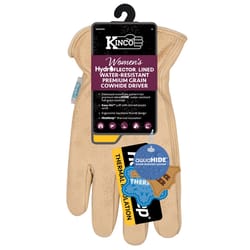 Kinco HydroFlector S Cowhide Leather Lined Tan Gloves