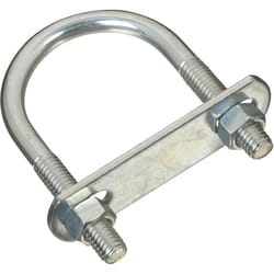 National Hardware 3/8 in. X 2 in. W X 3-1/2 in. L Coarse Zinc-Plated Steel U-Bolt
