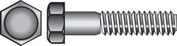 HILLMAN 5/16 in. D X 1-1/4 in. L Zinc Plated Steel Hex Bolt 100 pk