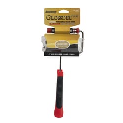 ArroWorthy Glossdel Plus 4 in. W Jumbo Mini Paint Roller Frame and Cover Threaded End