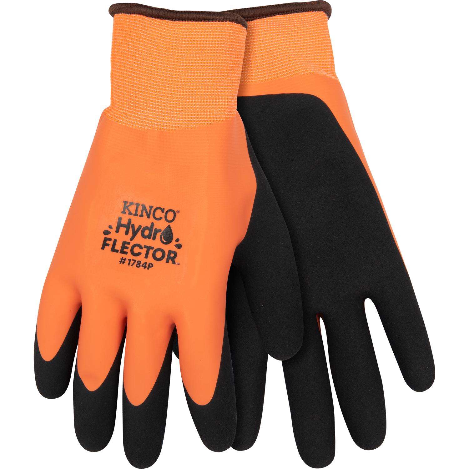 Kinco Hydroflector Men's Waterproof Gloves Black/Orange XL 1 pair Ace