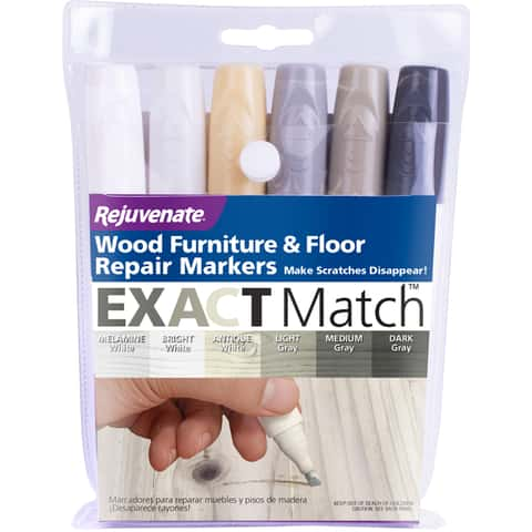 Furniture Repair Markers, 13-Piece Wood Touch-Up Markers and Wax