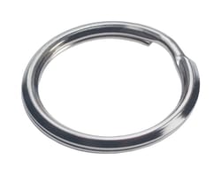 HILLMAN 1-1/2 in. D Tempered Steel Silver Split Rings/Cable Rings Key Ring