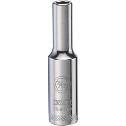 DeWalt 3/16 in. X 1/4 in. drive SAE 6 Point Deep Socket 1 pc