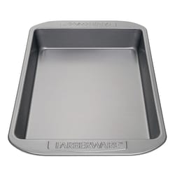 Farberware Nonstick 9 in. W X 13 in. L Cake Pan Gray 1 pc