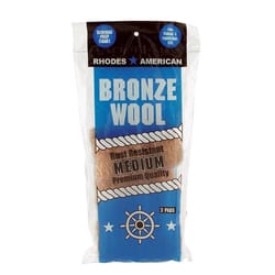 Rhodes American 3 Grade Medium Bronze Wool Pads 3 pk