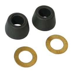 Plumb Pak 3/8 in. D Rubber Cone Washer and Ring 4 pk