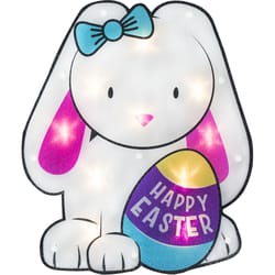 Impact Innovations Easter Lighted Bunny Glass/Plastic 1 pk