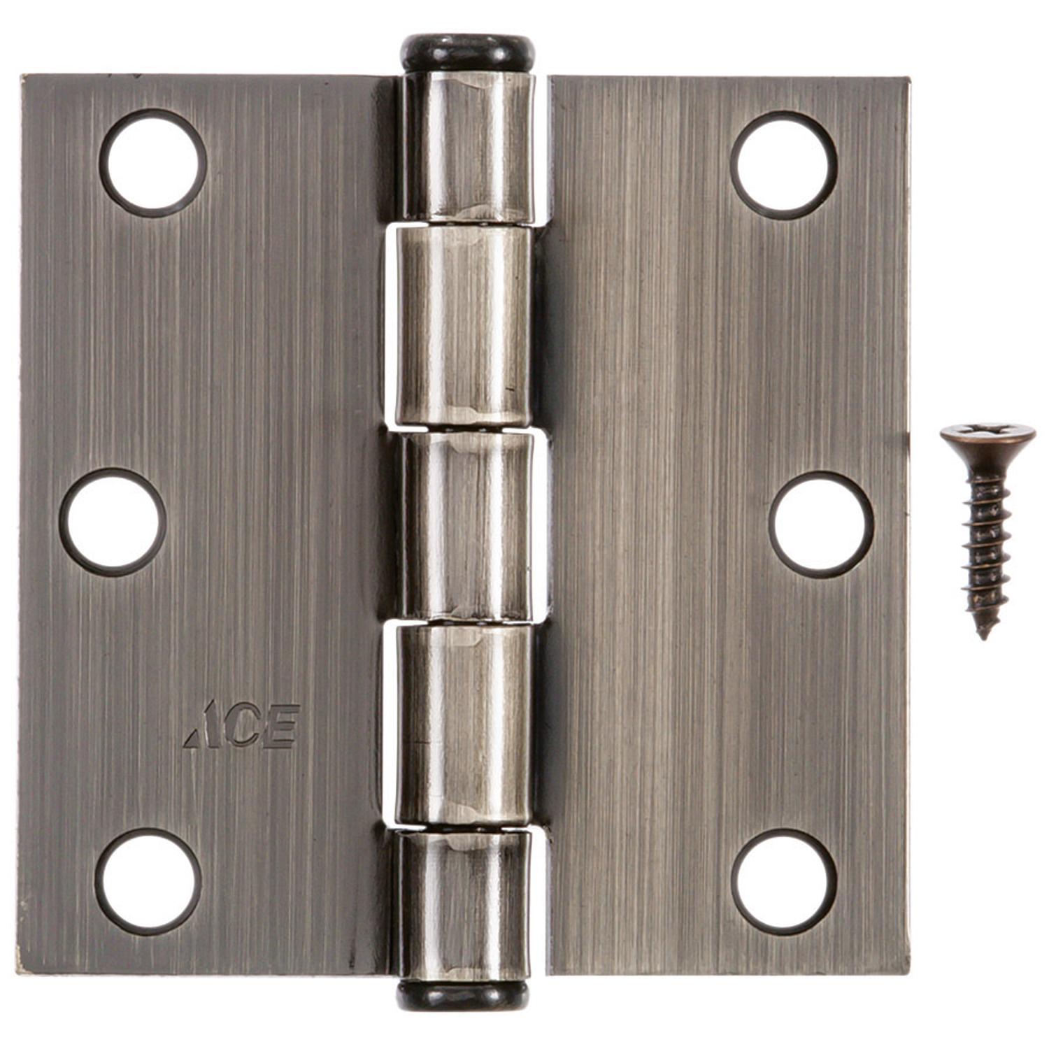 Ace 3 in. L Antique Brass Residential Door Hinge 3 pk - 01-3550-401 - Hardware Accessories  sku 01-3550-401