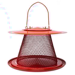 Backyard Essentials Songbird 2.5 lb Mesh Clinging and Perching Hanging Tray Bird Feeder
