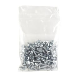 Hillman No. 6 X 1/2 in. L Slotted Hex Head Sheet Metal Screws 100 pk