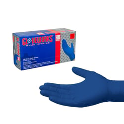 Gloveworks  Nitrile  Disposable Gloves  Medium  Royal Blue  Powder Free  100 pk 