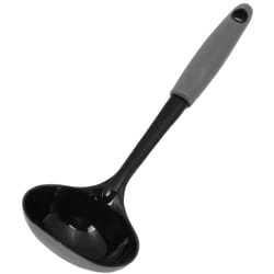 Chef Craft  3-1/2 in. W x 12 in. L Black/Gray  Nylon  Ladle 