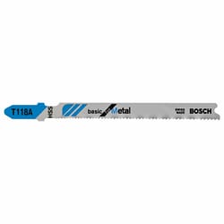 Bosch 3-5/8 in. High Carbon Steel T-Shank Wavy set and milled Jig Saw Blade 17 TPI 5 pk