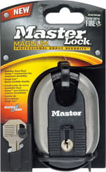Master Lock 3-3/8 in. H X 1-3/16 in. W X 2-5/16 in. L Steel Ball Bearing Locking Shrouded Padlock