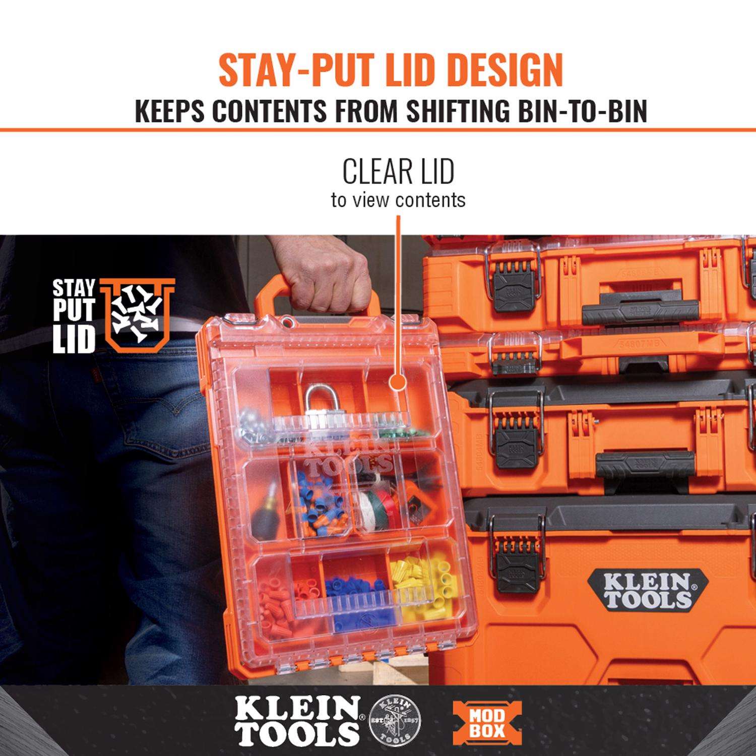 Klein Tools MODbox 17 in. W X 2.9 in. H X 10.9 in. D Tool