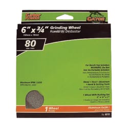 Gator 6 in. D X 1 in. Grinding Wheel