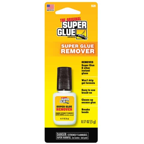 Starbond 2 oz. Super Glue Remover - Dissolves Super Glue, CA Glue Debonder,  Easy Brush Cap Applicator