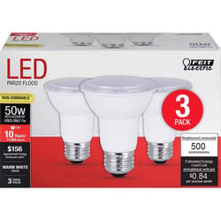 Feit PAR20 E26 (Medium) Smart-Enabled LED Bulb Warm White 50 Watt Equivalence 3 pk