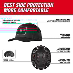 Milwaukee Snapback Bump Cap Black Vented