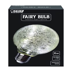Feit G25 E26 (Medium) LED Bulb Soft White 3 Watt Equivalence 1 pk