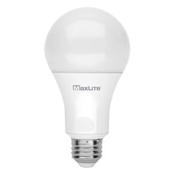 MaxLite A19 E26 (Medium) LED Bulb Soft White 100 Watt Equivalence 4 pk