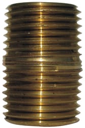 JMF Company 1/4 in. MPT Brass Nipple