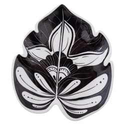 Karma Monstera Leaf Trinket Dish Ceramic 1 pk