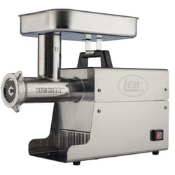 LEM Big Bite Brushed Silver 1 speed 11 lb Meat Grinder .75 HP