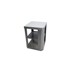 Mont Alpi Grill Side Table Stainless Steel 35 in. H X 25 in. W X 25 in. L