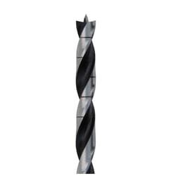 Milwaukee 1/4 in. X 4 in. L High Speed Steel Brad Point Bits Drill Bit Round Shank 1 pc