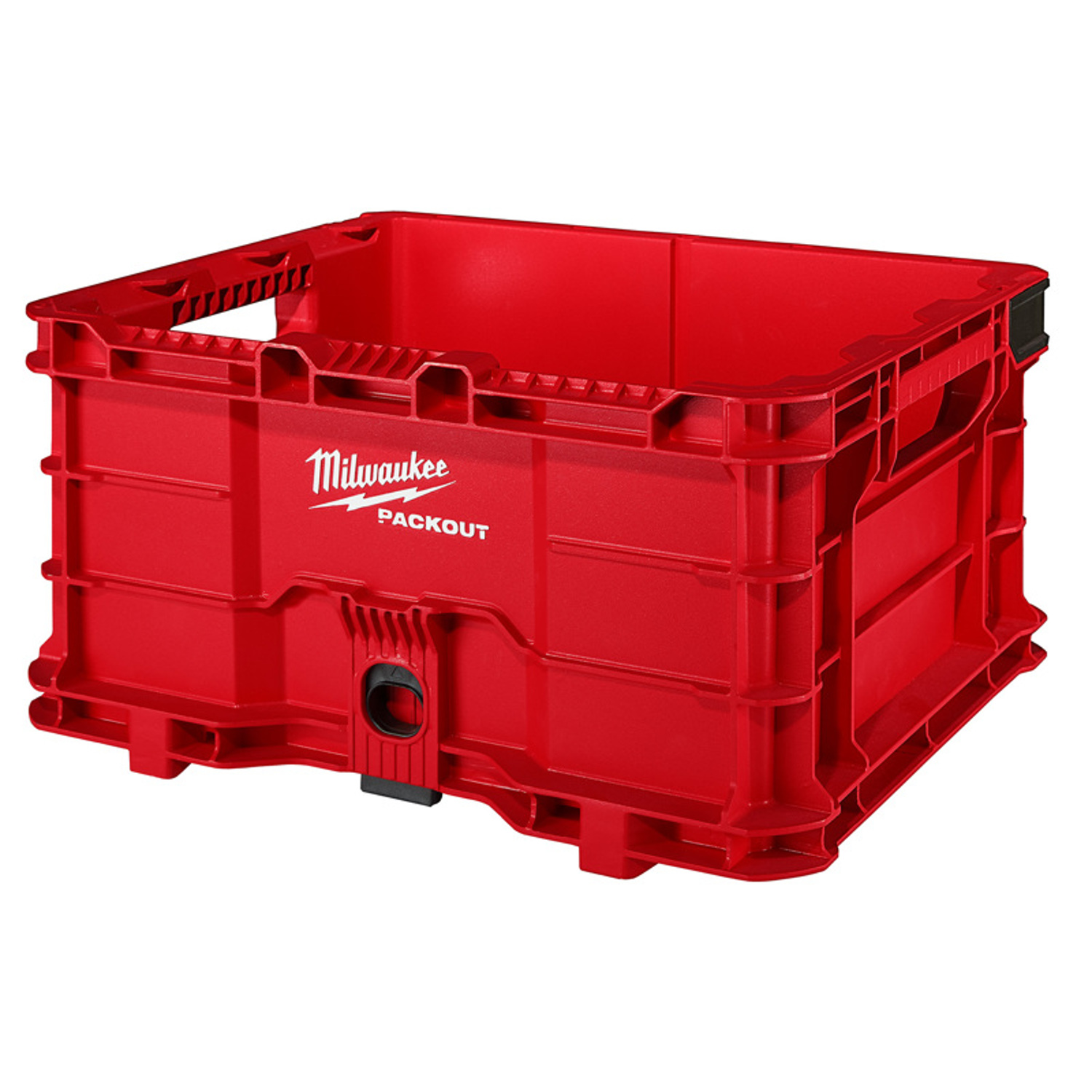 Photos - Clothes Drawer Organiser Milwaukee Packout 50 lb Red Crate 9.9 in. H X 18.6 in. W X 15.3 in. D Stac 