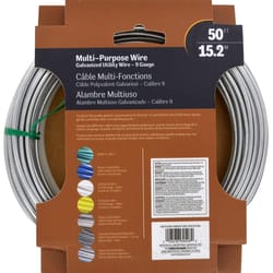 HILLMAN 50 ft. L Galvanized Steel 9 Ga. Wire