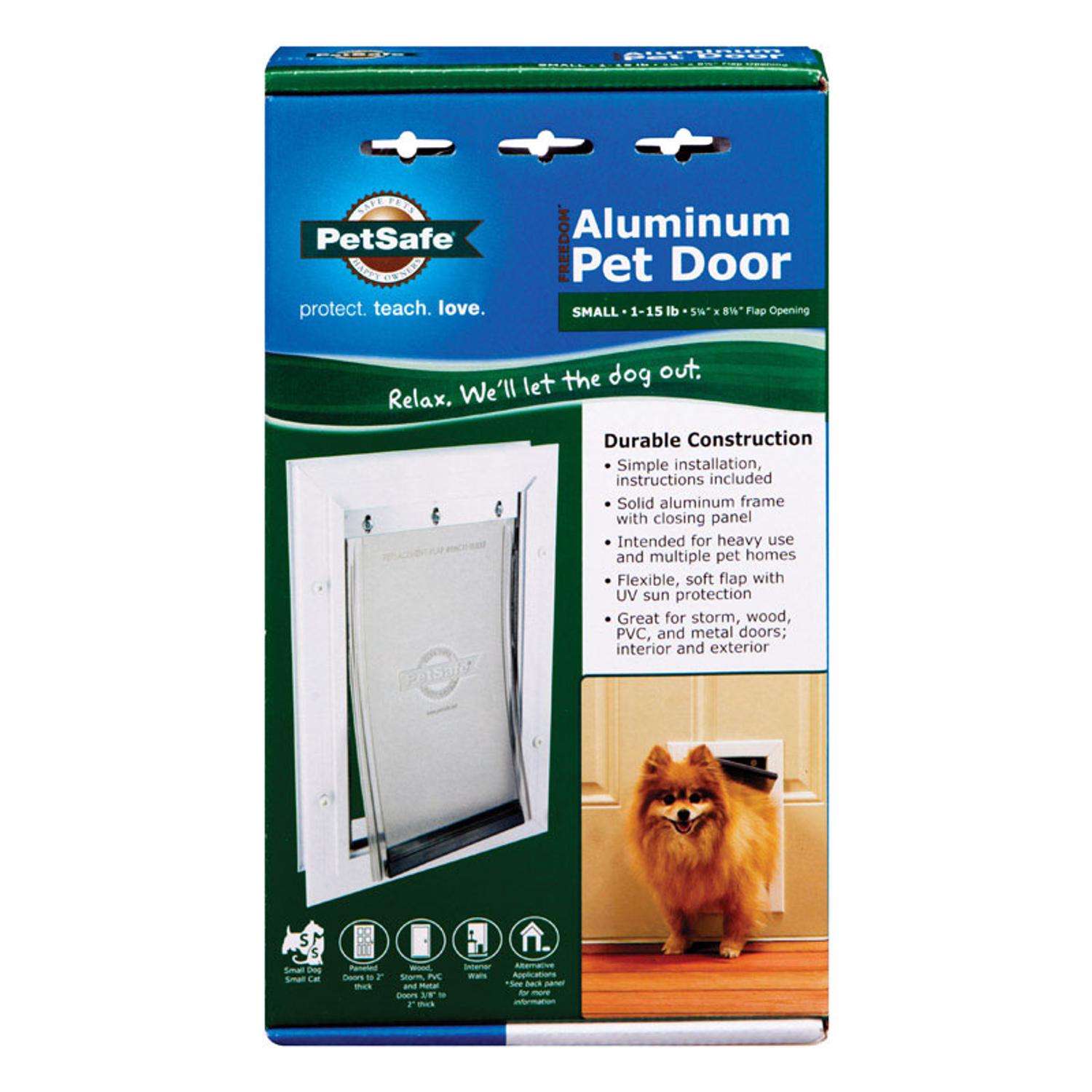 PetSafe 11.625 in. H X 73/4 in. W Aluminum Pet Door Ace Hardware