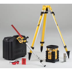 STABILA 2 beam Self Leveling LAR 350 Rotary Laser Level Set 2600 ft. 9 pc