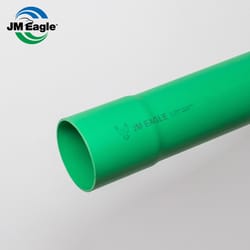 JM Eagle PVC Sewer Perforated 4 in. D X 10 ft. L Bell 0 psi