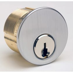 Kaba Ilco KW9 Chrome Brass Mortise Cylinder Keyed Alike