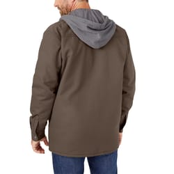 Dickies XXL Long Sleeve Men's Hooded Jacket Mushroom