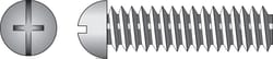 HILLMAN No. 10-24 X 3 in. L Combination Round Head Zinc-Plated Steel Machine Screws 100 pk