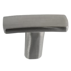 Laurey Contempo Traditional T-Shape Cabinet Knob 1-1/2 in. D 1 in. Satin Nickel 10 pk