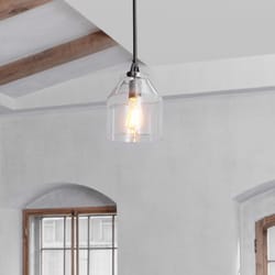 Globe Electric Matte Black 1 lights Pendant Light