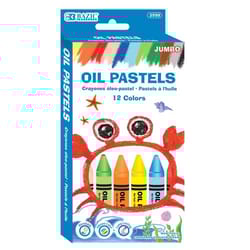Bazic Products Jumbo Assorted Color Pastels 12 pk