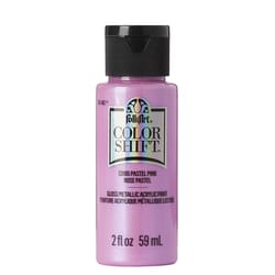 FolkArt Color Shift Metallic Pastel Pink Craft Paint Exterior and Interior 2 oz