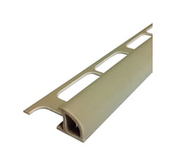 M-D BUILDING PRODUCTS 0.4 in. H X 1.016 in. W X 96 in. L Prefinished Beige PVC Bullnose